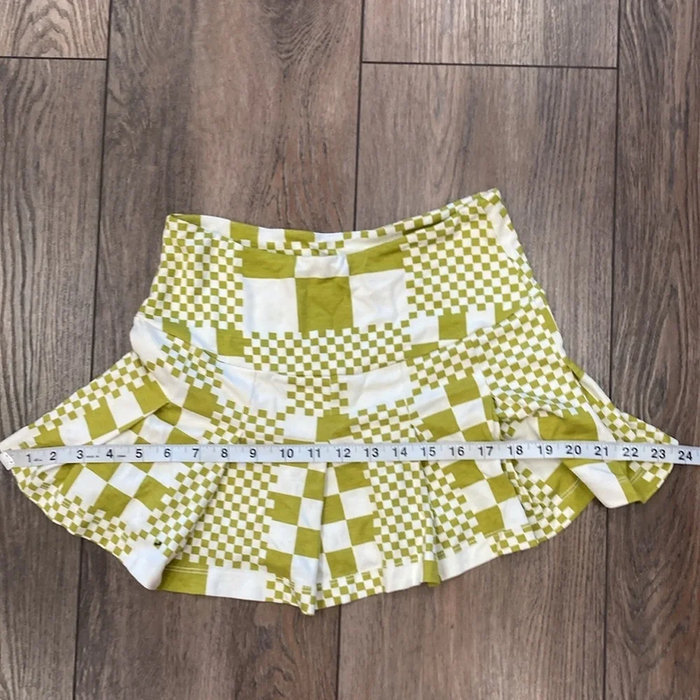 Urban Outfitters, Checkered, Mini, skirt, stretchy, summer, beach, dance, y2k